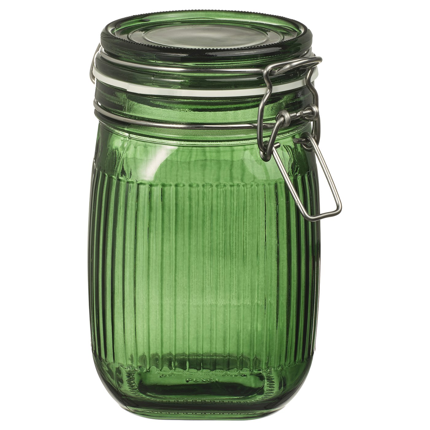Vinterfint Jar With Lid - Glass Green 34 Oz