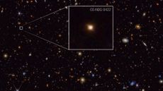 The galaxy GS-NDG-9422 surrounded by a field of stars and other galaxies.