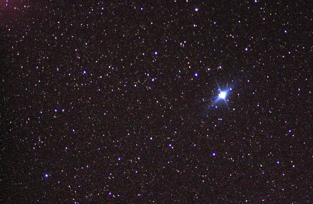 Canopus, the second-brightest star in the sky