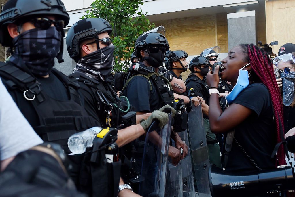Federal police with no badges or name plates are patrolling Washington ...