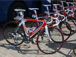 Katusha riders are using a mix of Ridley Noahs and Heliums for Tour de France road stages.