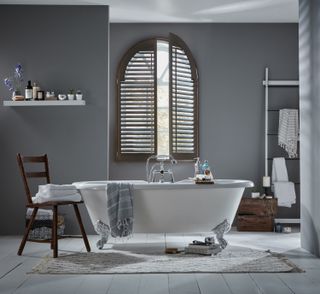 Apollo Blinds shutters in a bathroom