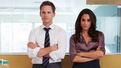 Meghan Markle and Patrick J. Adams