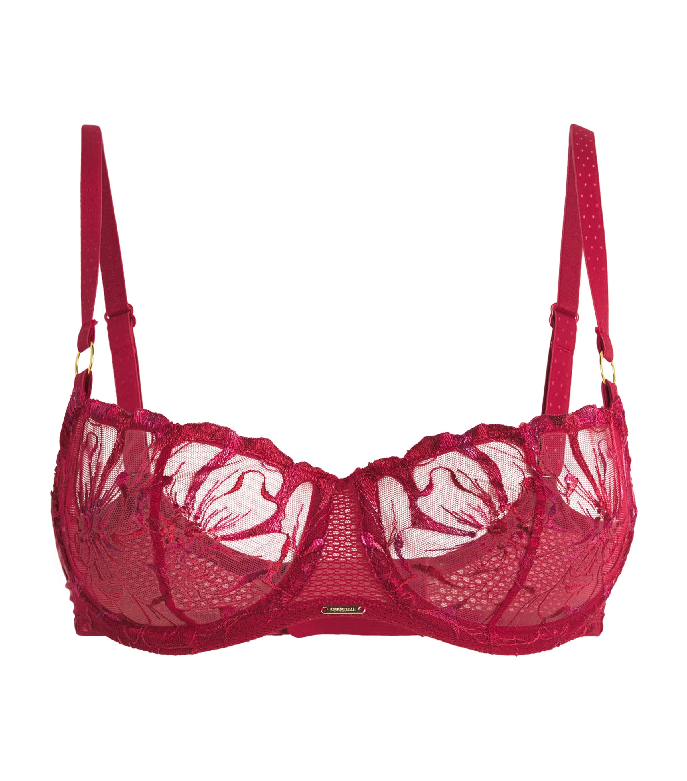 Chantelle Embroidered Fleurs Balconette Bra