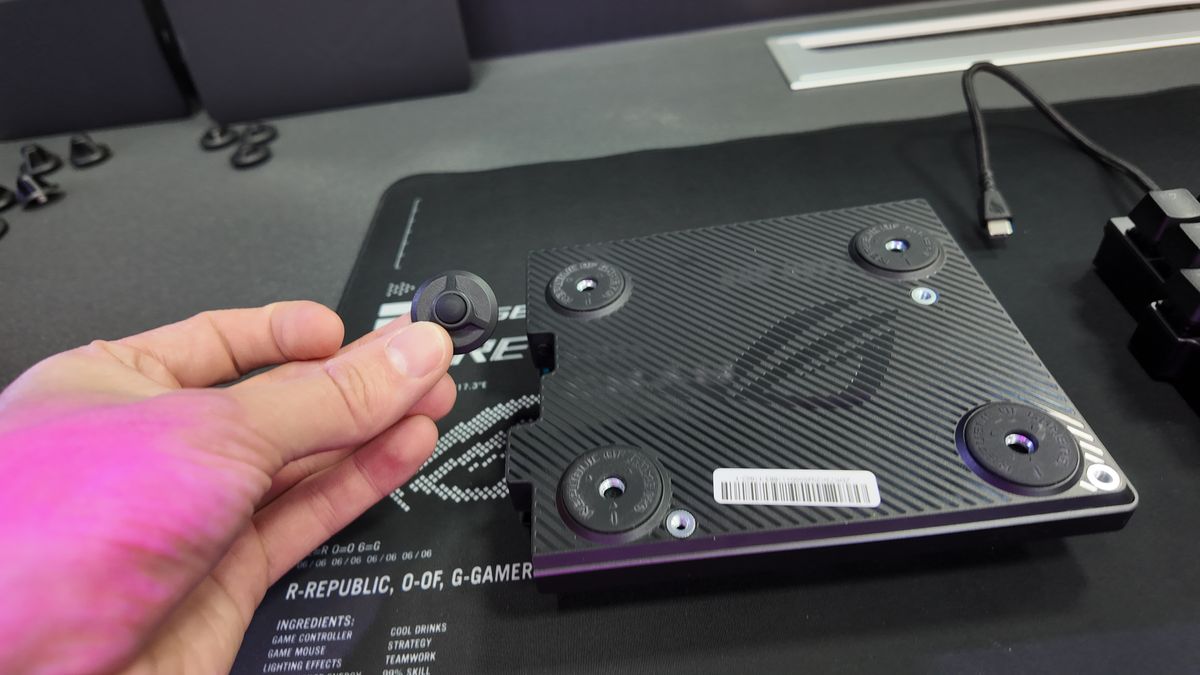 An ROG Falcata at Asus HQ during Computex 2025.