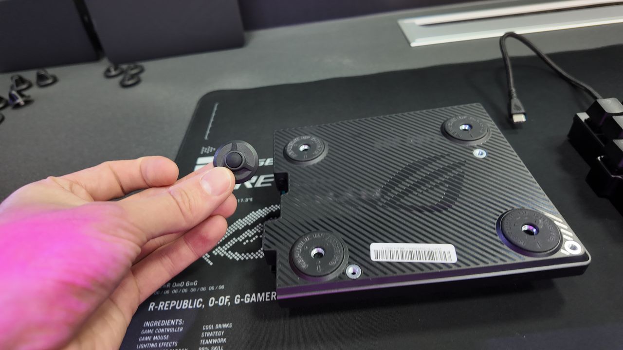 An ROG Falcata at Asus HQ during Computex 2025.