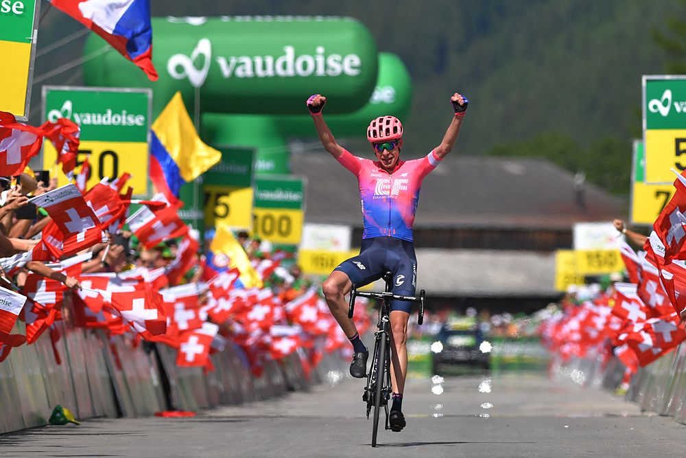 Hugh Carthy (EF Education First) wins stage 9 at Tour de Suisse