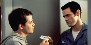 Matthew Broderick and Jim Carrey in The Cable Guy