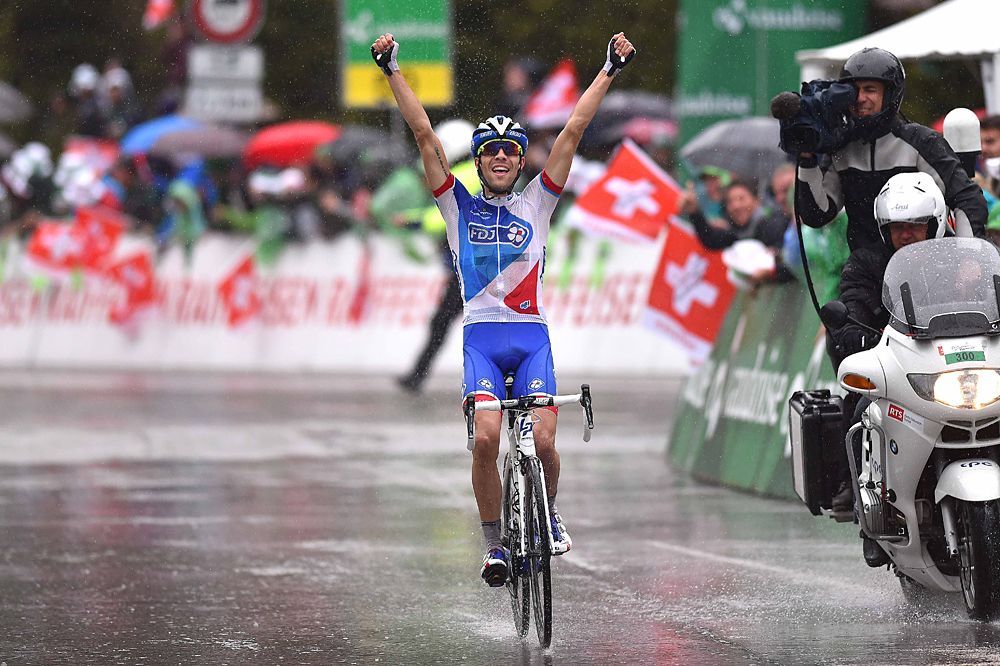 Thibaut Pinot (FDJ) wins queen stage 5 at Tour de Romandie