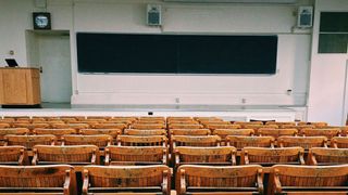 Empty lecture theatre