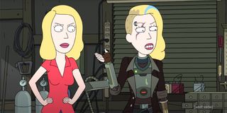 Rick and Morty Beth and Space Beth
