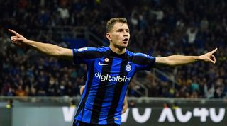 Nicolo Barella Inter Milan midfielder and potentially the subject of an Arsenal swap deal