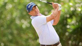 Kevin Kisner takes a shot at the Butterfield Bermuda Championship