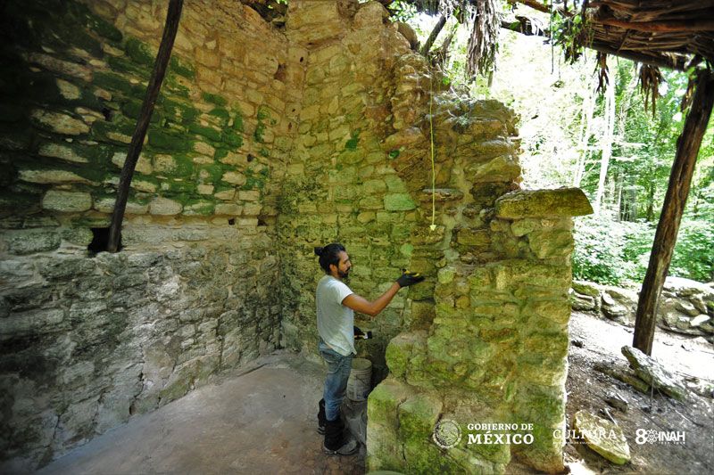Researchers are studying and restoring the palace's remains.
