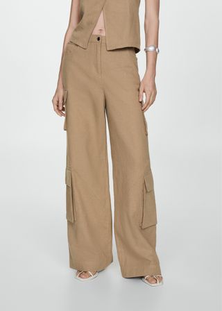 Mango, Cotton Cargo Pants