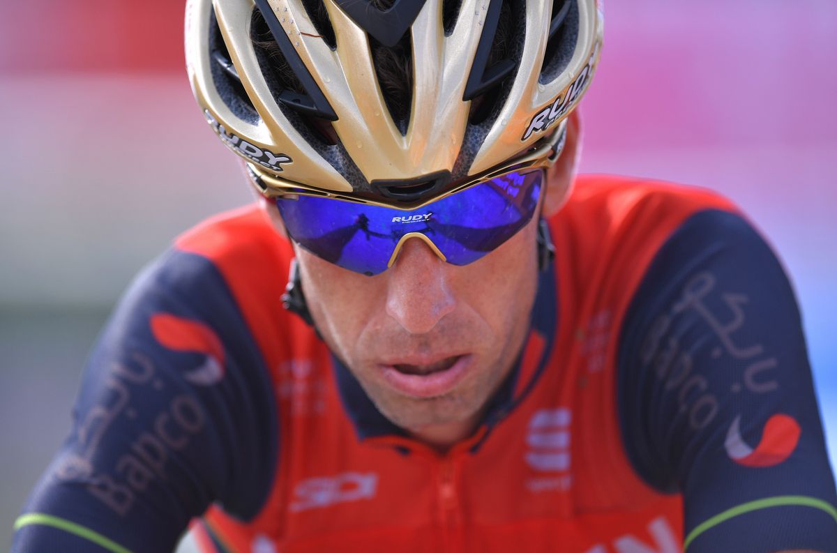 Vincenzo Nibali (Bahrain-Merida) crosses the line in fifth place