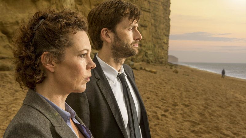 David Tennant and Olivia Colman in Broadchurch