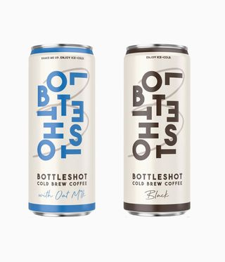 Bottleshot Cold Brew coffee in aluminium cans