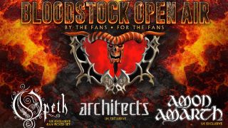 The poster for Bloodstock 2024, featuring Opeth, Architects and Amon Amarth