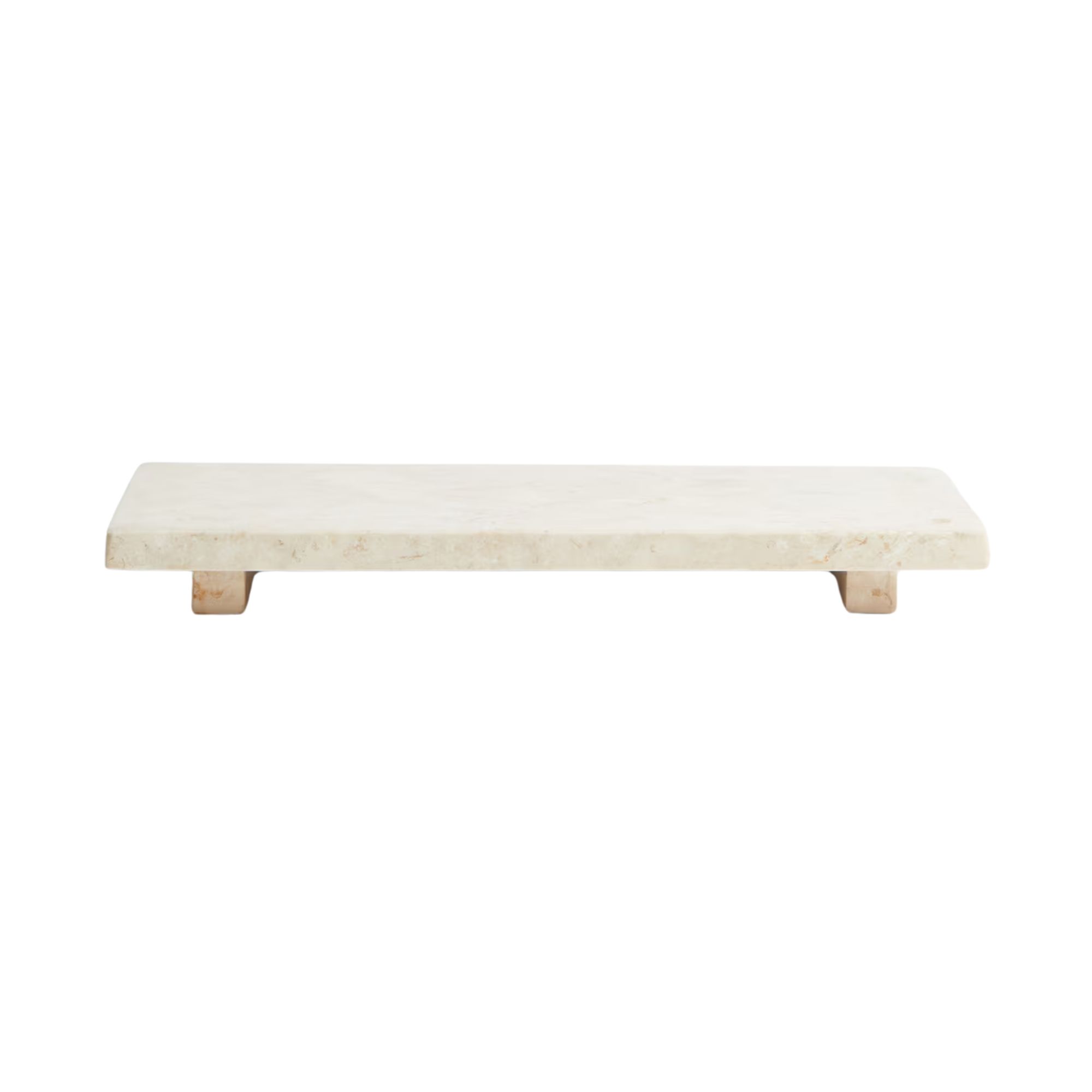 Cream marble serving board