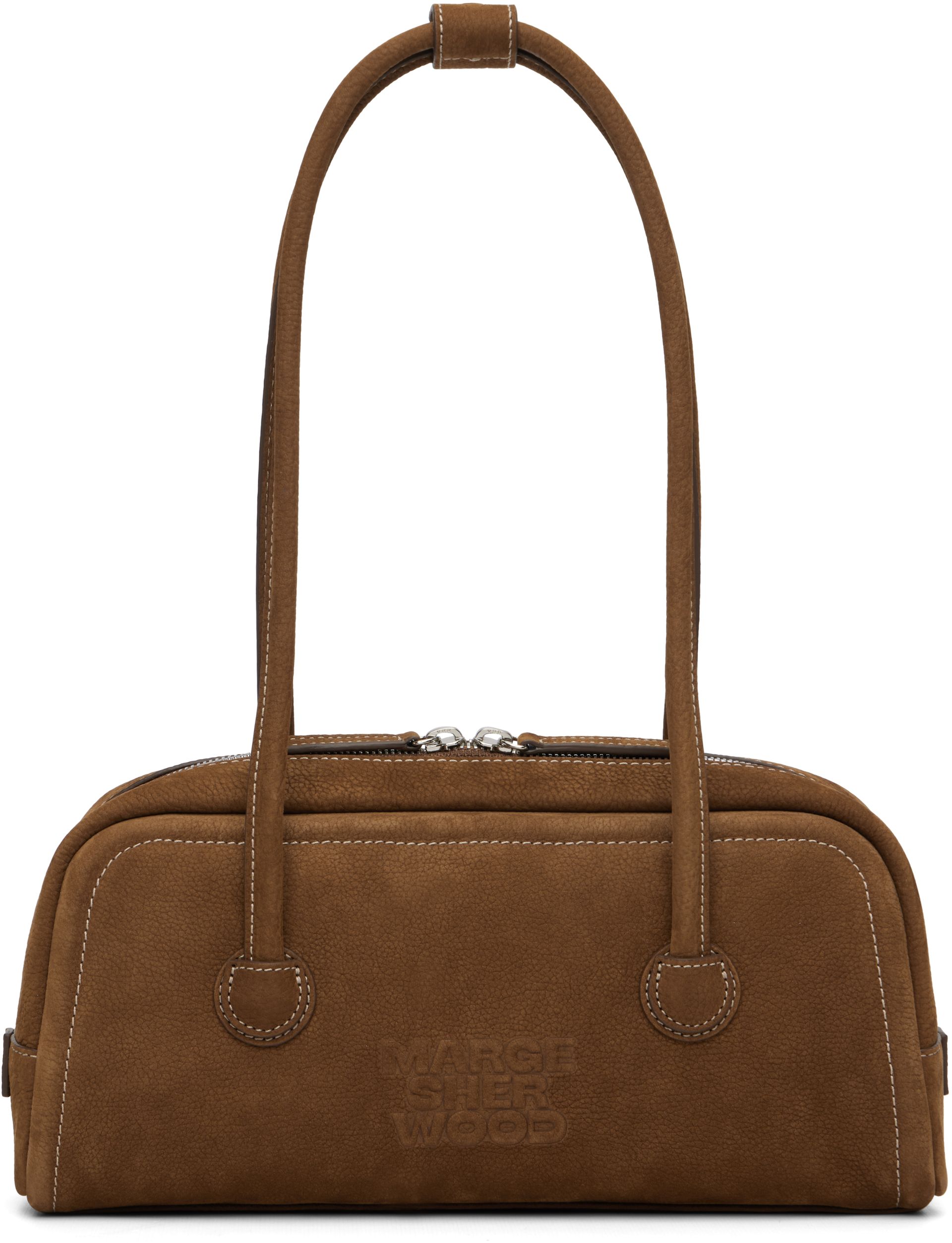 Brown Soft Boston Ew Bag