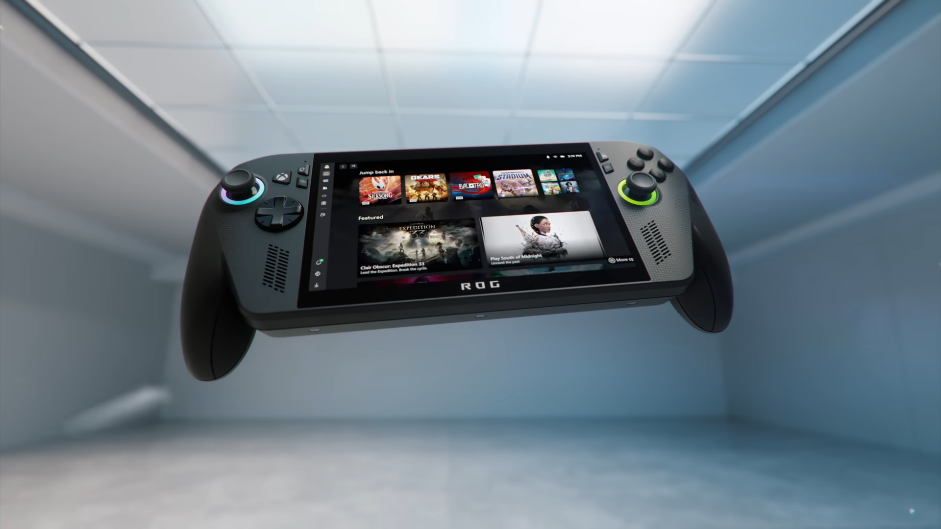 Reveal trailer screenshot for the ASUS ROG Xbox Ally X