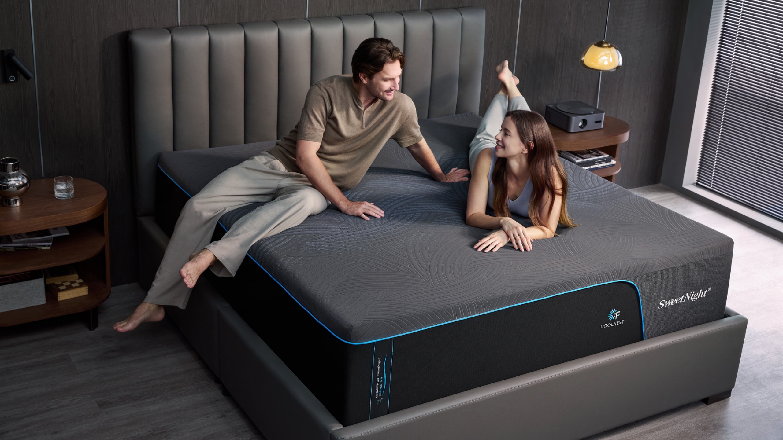 Photos of the SweetNight CoolNest&reg; Ultra Memory Foam mattress and accessories