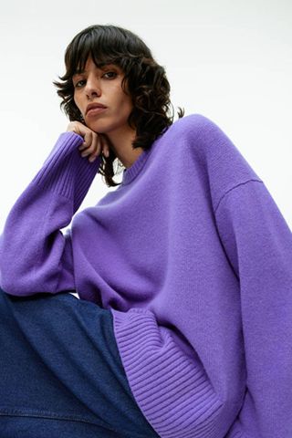 Arket purple jumper