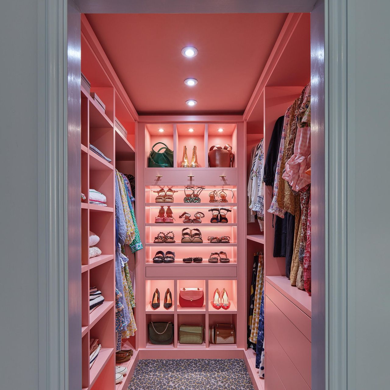 This fashion stylist's walk-in wardrobe is next level glam | Ideal Home