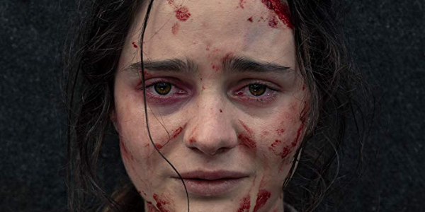 The Nightingale Aisling Franciosi with a face messed with blood and tears