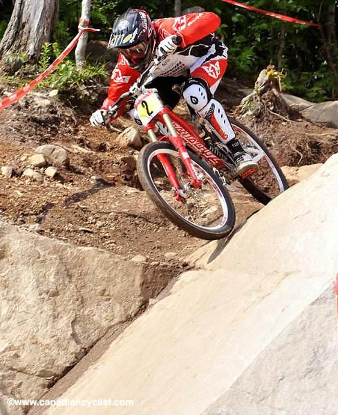 Steve Peat (Santa Cruz Syndicate) could only manage seventh.