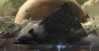 Maybe those evil-looking triangles from Destiny 2's post-credits scene are coming to save us. 