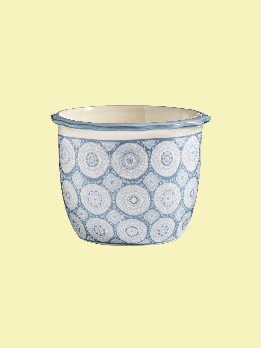 potterybarn, Kravet Medallion Cachepots