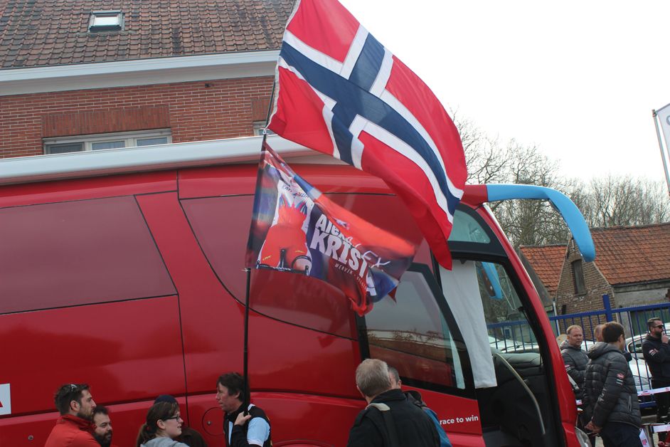 Alexander Kristoff's fans were out in force