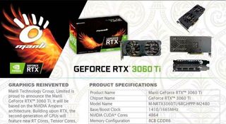 Manli GeForce RTX 3060 Ti