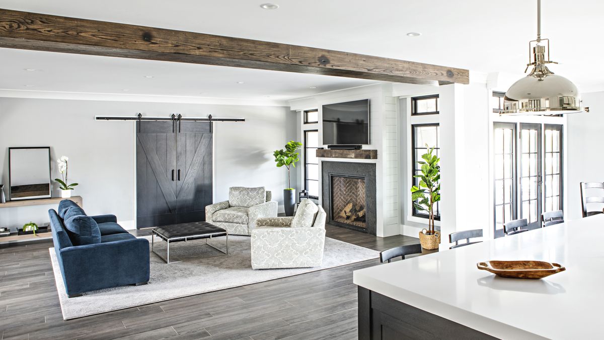 Design house: Contemporary farmhouse gets a monochrome look | Homes and ...