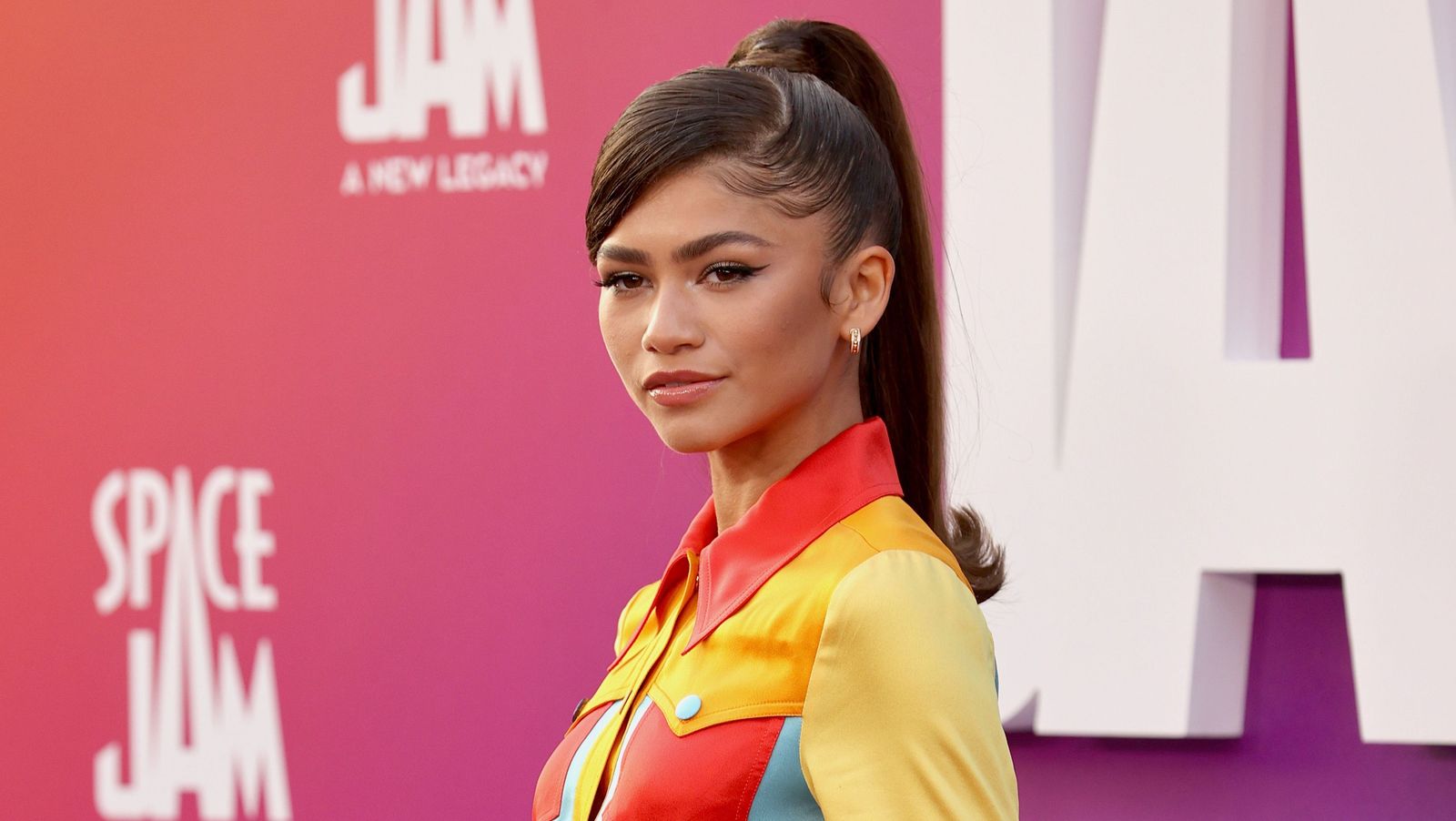 Zendaya Stuns in a Moschino Short Suit at the 'Space Jam' Premiere ...