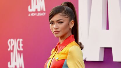 los angeles, california july 12 zendaya attends the premiere of warner bros space jam a new legacy at regal la live on july 12, 2021 in los angeles, california photo by axellebauer griffinfilmmagic