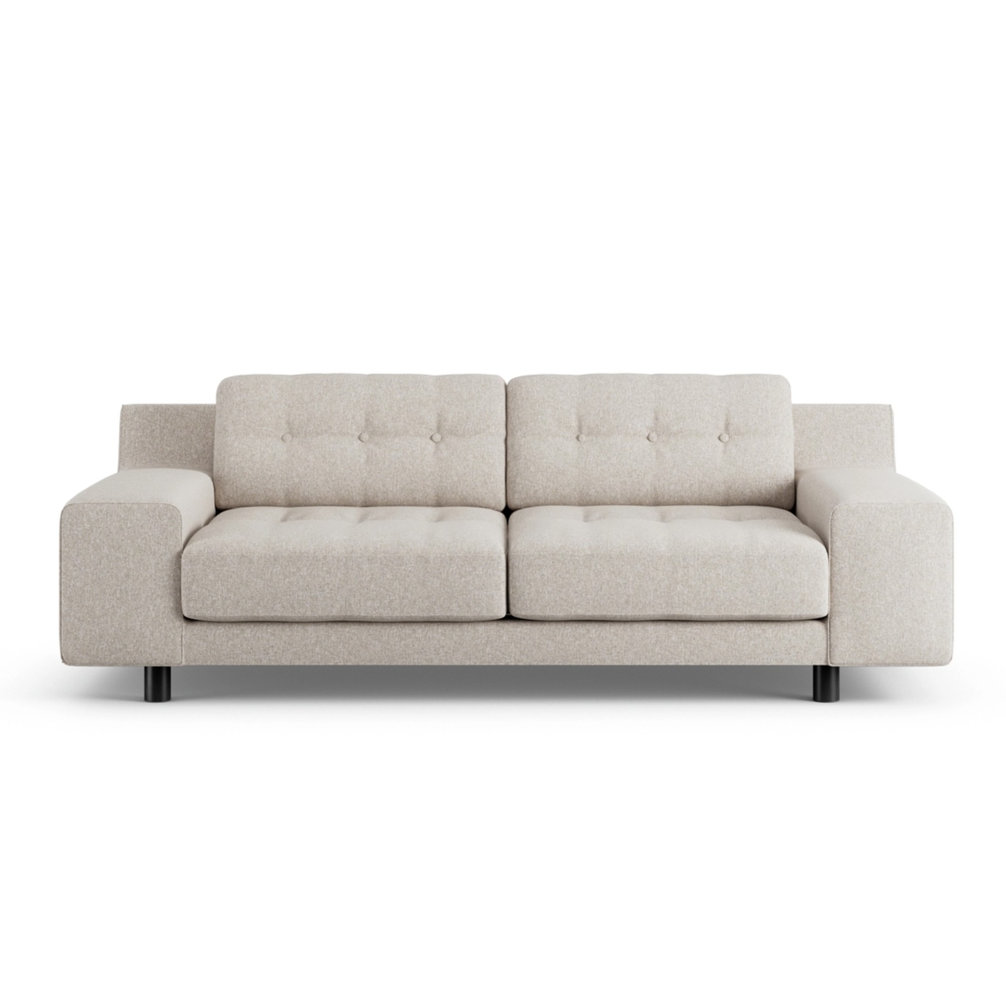 Habitat Hendricks Fabric 3 Seater Sofa - Natural