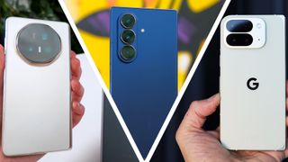 The Honor Magic V5, Samsung Galaxy Z Fold 7, and Google Pixel 10 Pro Fold