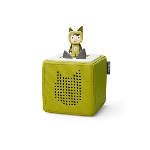 Tonies Toniebox Wireless Musical Storybox Starter Set, Including 1 Creative, Green