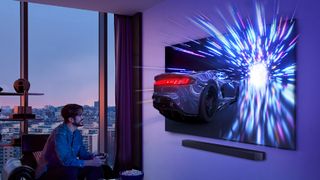 Samsung S95F with 3D effect