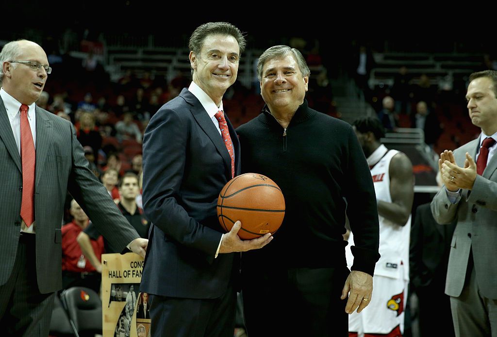 Rick Pitino and Tom Jurich.