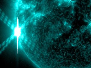 X 4.9 Flare in 131 Angstrom Light