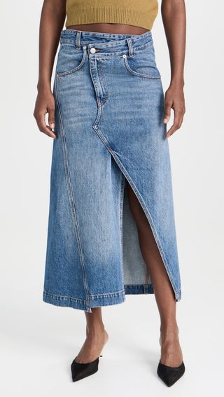 Shift Denim Skirt