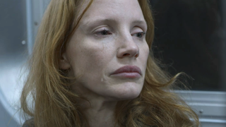 Jessica Chastain crying in Memory