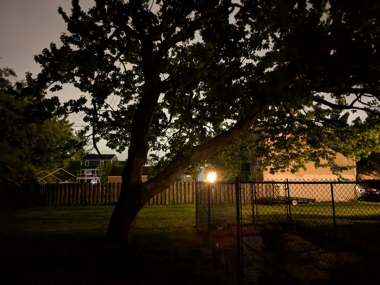 Google Pixel 8a high-contrast low light sample.