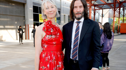 Alexandra Grant and Keanu Reeves attend MOCA Gala 2023 at The Geffen Contemporary at MOCA on April 15, 2023 in Los Angeles, California