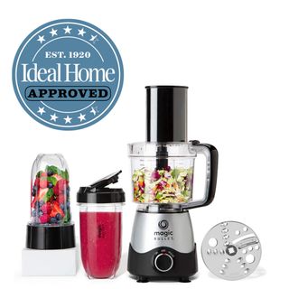 Magic Bullet Kitchen Express food processor with an Ideal Home approved logo