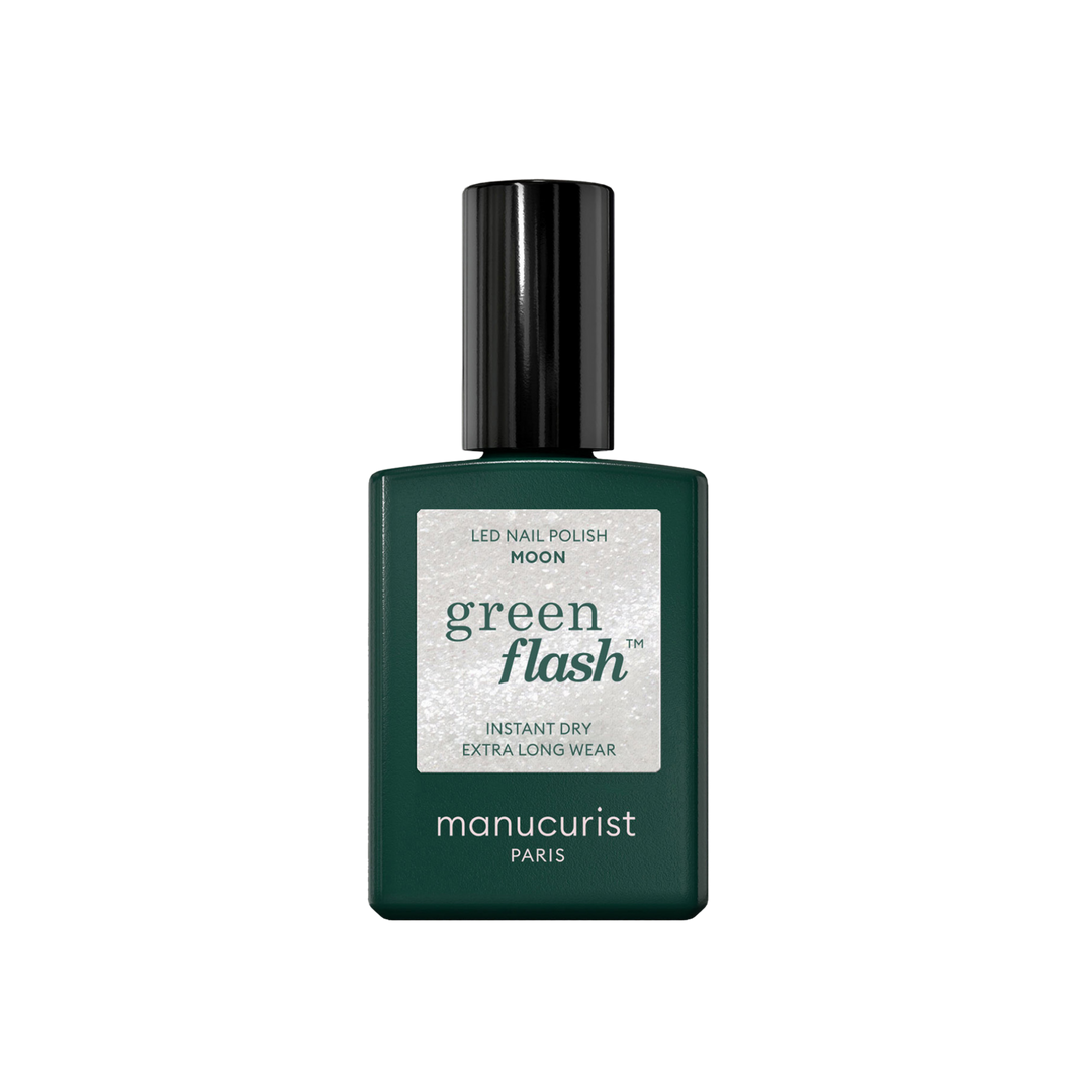 Manucurist, Green Flash Led Gel Polish - Moon (a Pearly White)